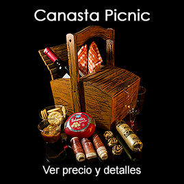 Ancheta canasta para picnic gourmet para regalo y celebraciones en Bogotá