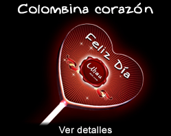 Colombina corazón de chocolate