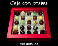 Estuche con trufas para empresa