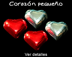 Pequeño corazón de chocolate