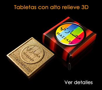 Tebletas Chocolate 3D