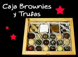 Brownies y Trufas día de la mujer